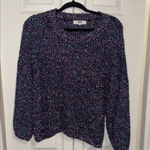 Jack by BB Dakota Women's Blue and Pink Knit Sweater